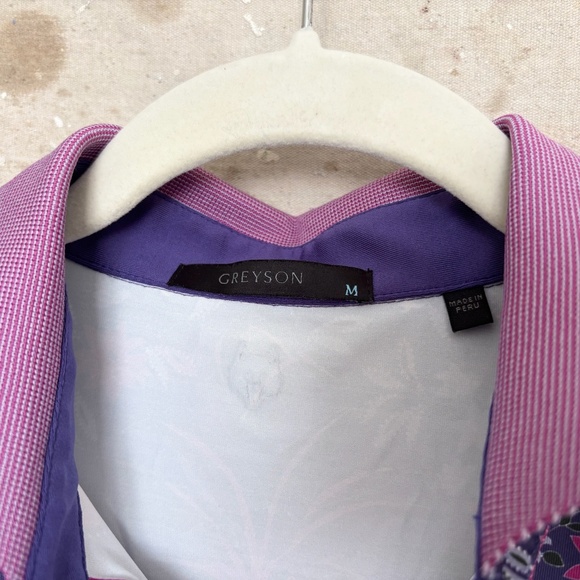 Greyson Palma Polo in Night Fall - Picture 2 of 4